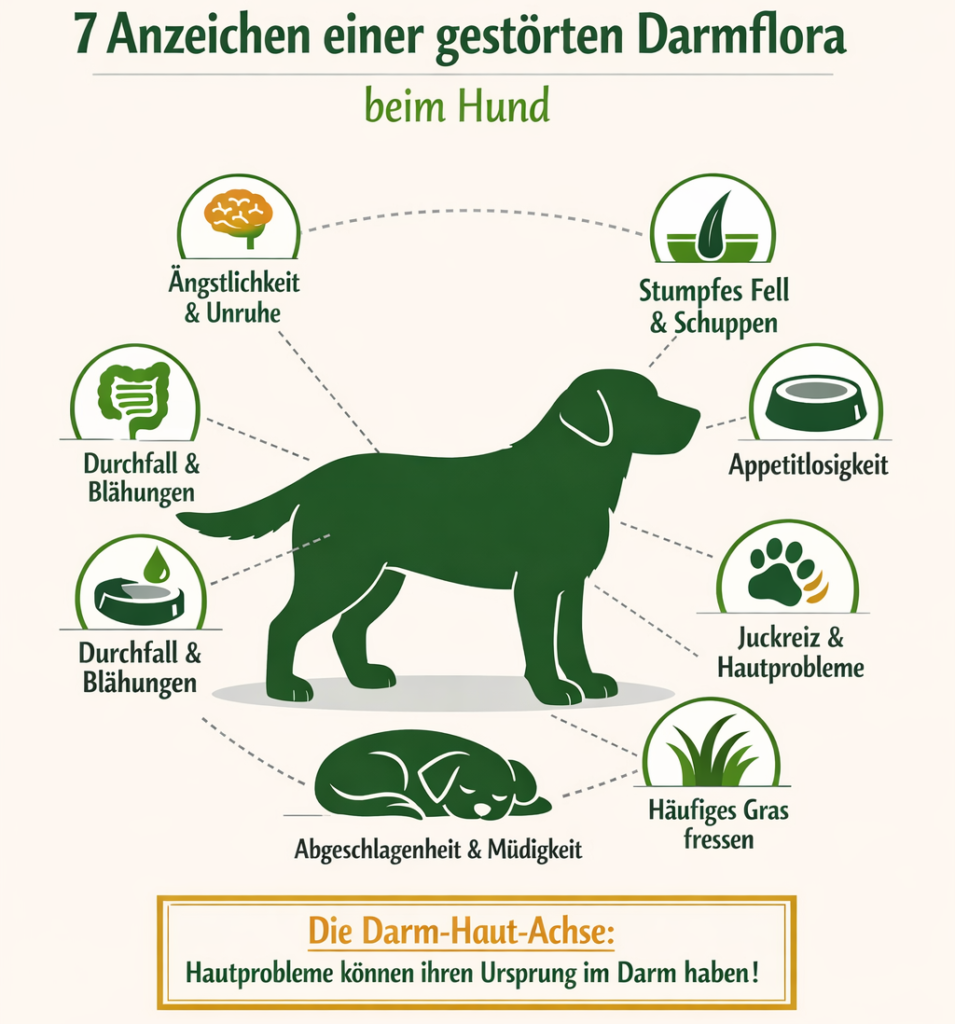 Darmflora Hund Symptome - 7 Anzeichen einer Dysbiose