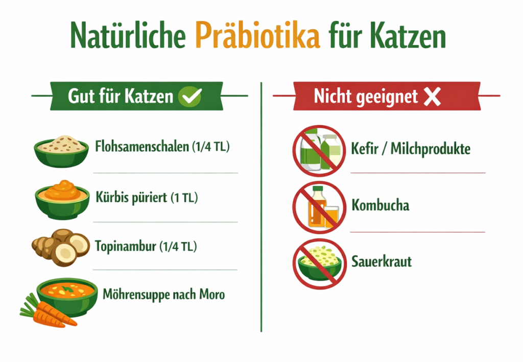 Probiotika Katze natürliche Hausmittel - Übersicht