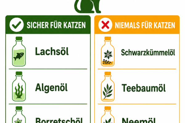 Schwarzkümmelöl Katze Sichere vs. gefährliche Öle